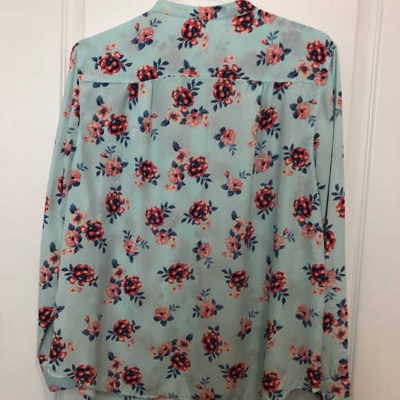 Faded Glory Floral Blouse - Picture 4 of 4